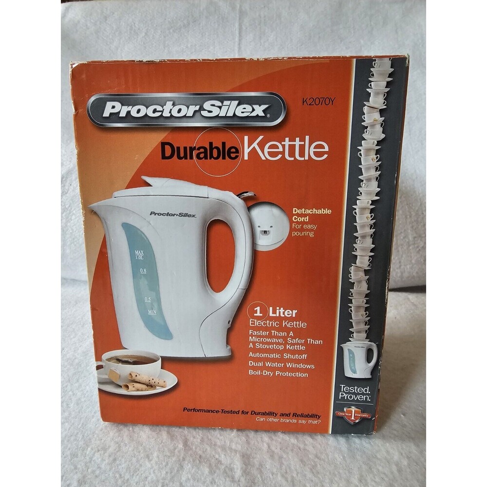 Proctor Silex Electric Kettle K2070Y - White